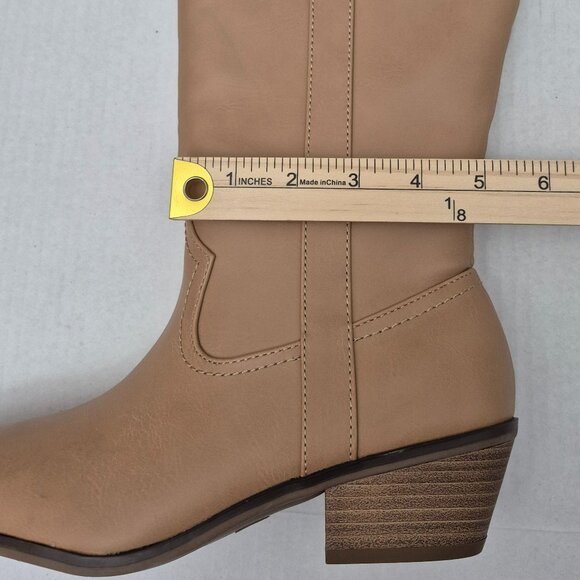 Women's Universal Threads Western Sommer Boot Light Brown Size 7 - NWoB - Picture 12 of 15